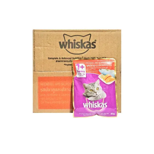 Whiskas mackerel outlet & salmon